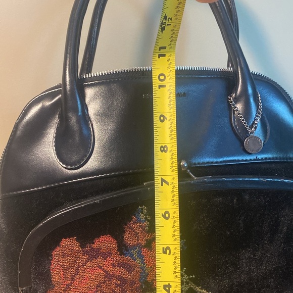 Isaac Mizrahi beautiful velvet/leather/ needle point - Picture 9 of 9